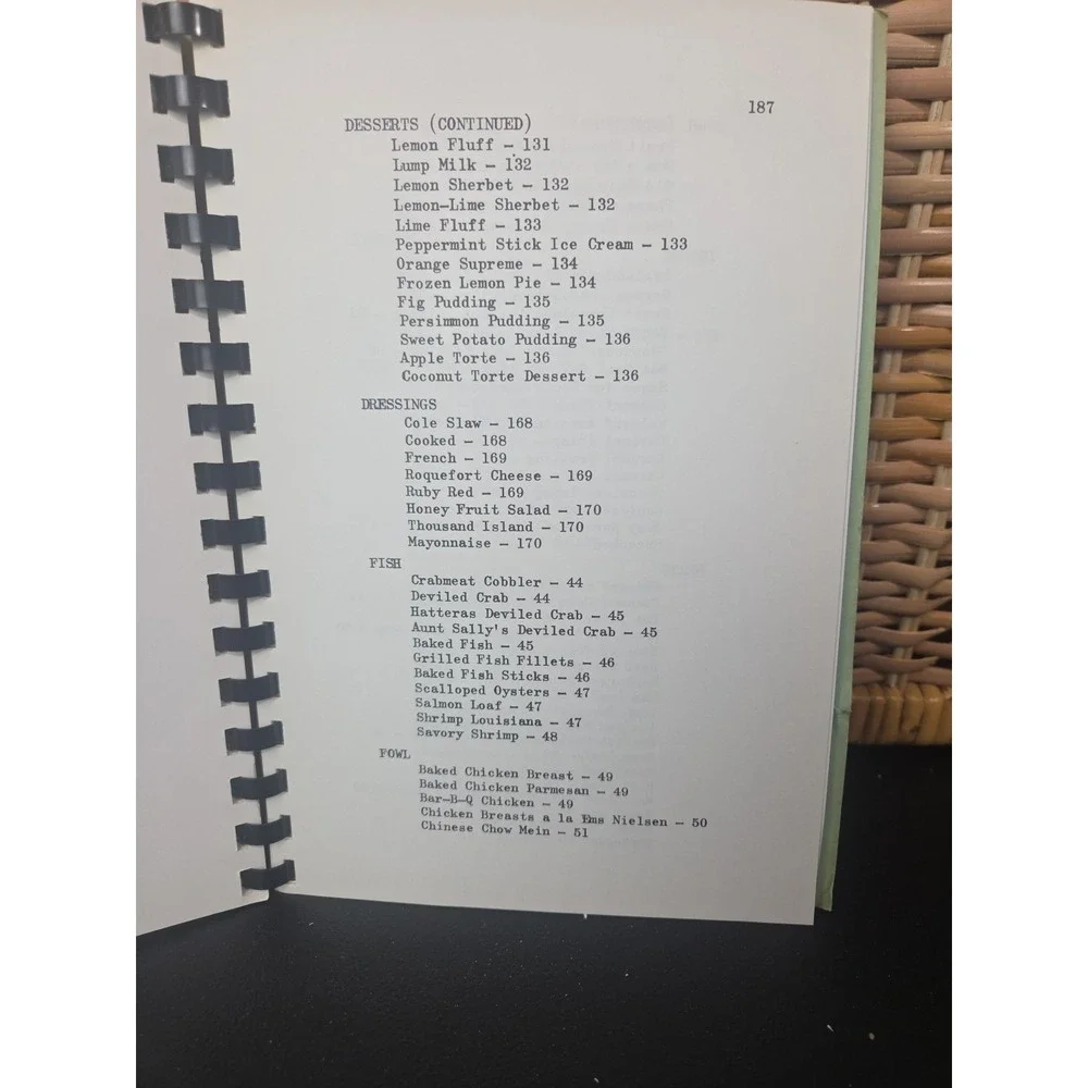 Nightingales In The Kitchen Cookbook Greensboro, North‎ Carolina First Ed 1964